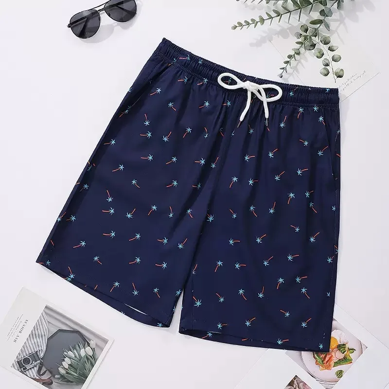 Men's Quick-Dry Printed Beach Shorts view 4