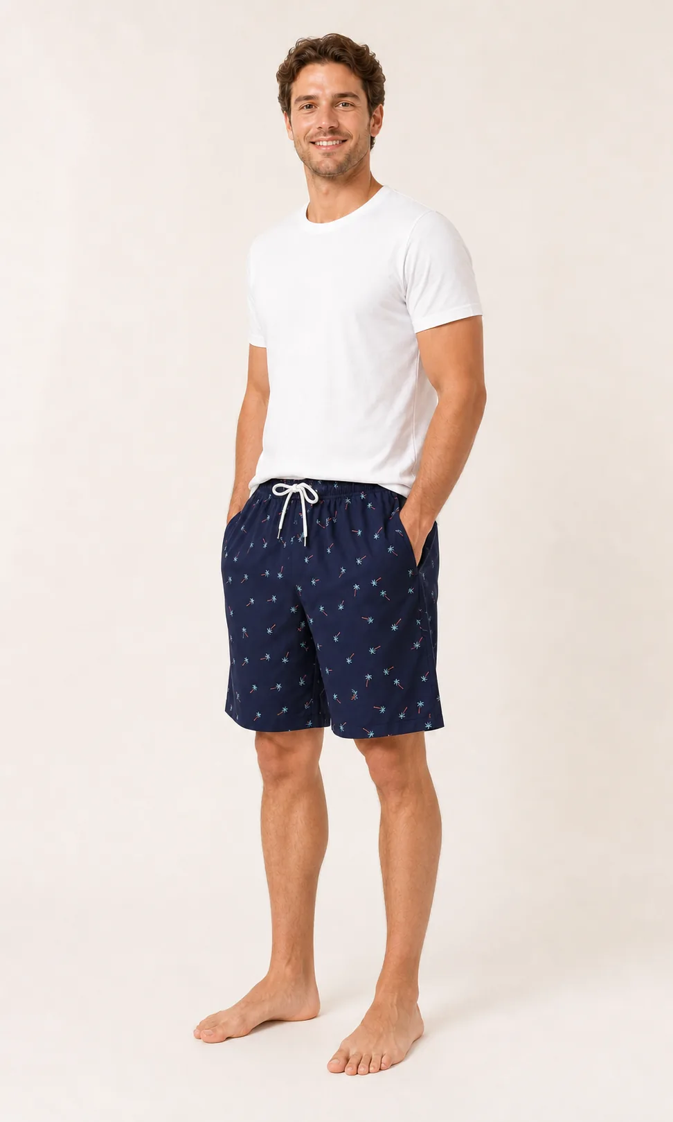 Men's Quick-Dry Printed Beach Shorts view 2