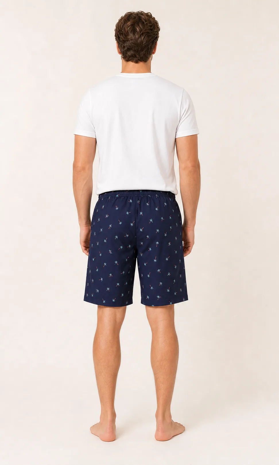 Men's Quick-Dry Printed Beach Shorts view 3