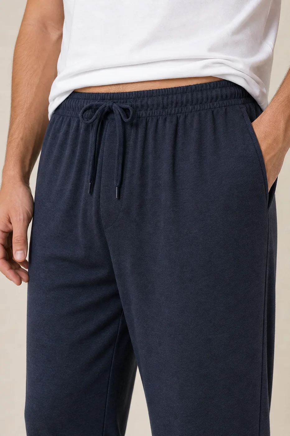 Men's Cotton Knit Lounge Pants view 5
