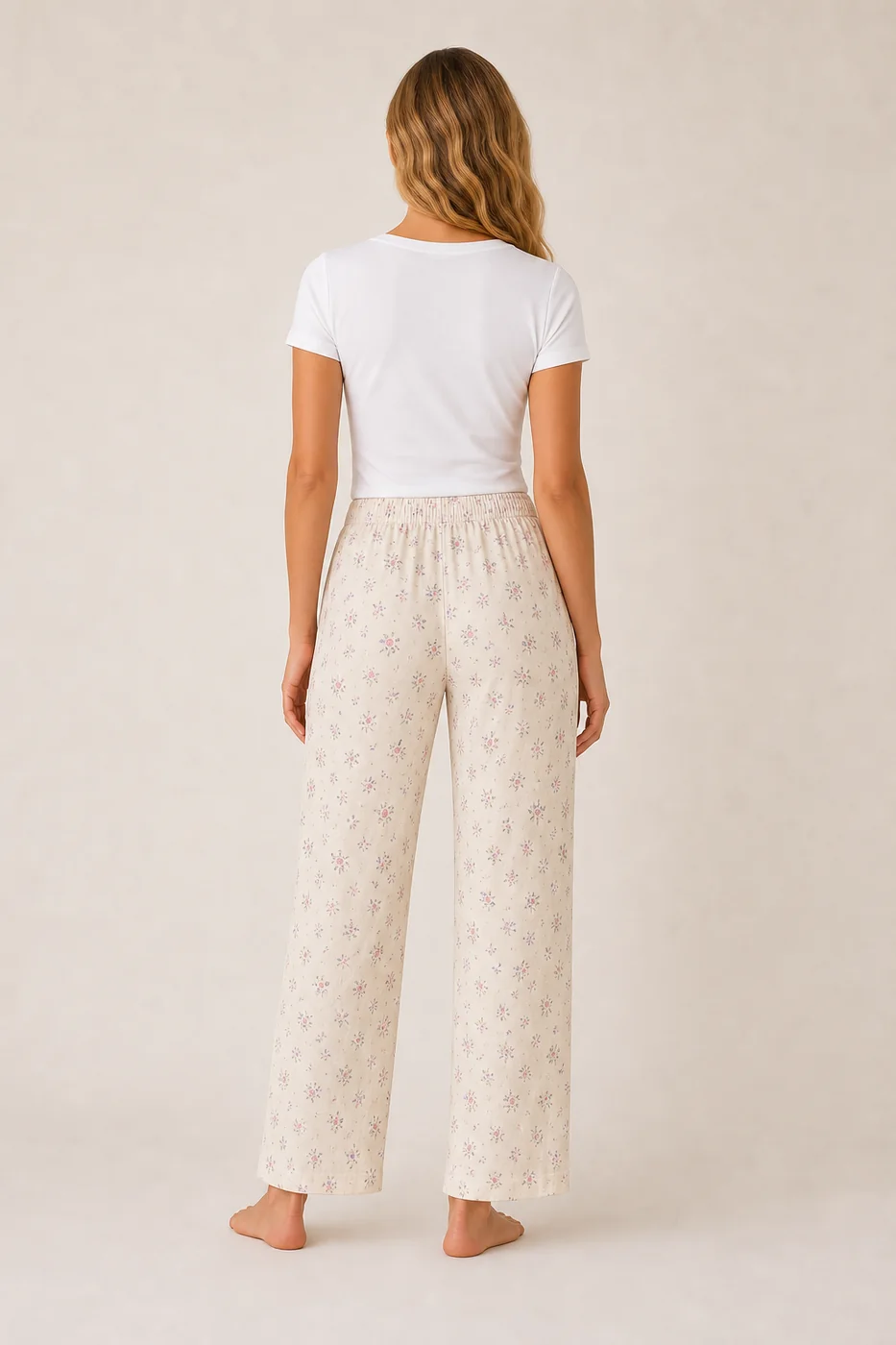 Women's Cloud Cotton Printed Lounge Pants view 2