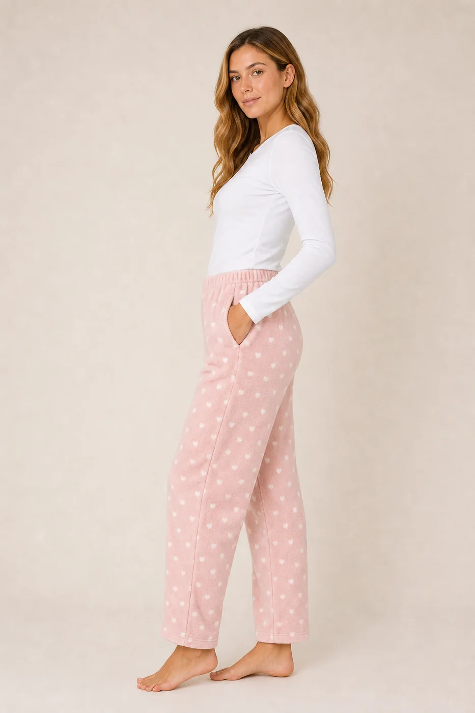Women's Flannel Printed Lounge Pants view 3