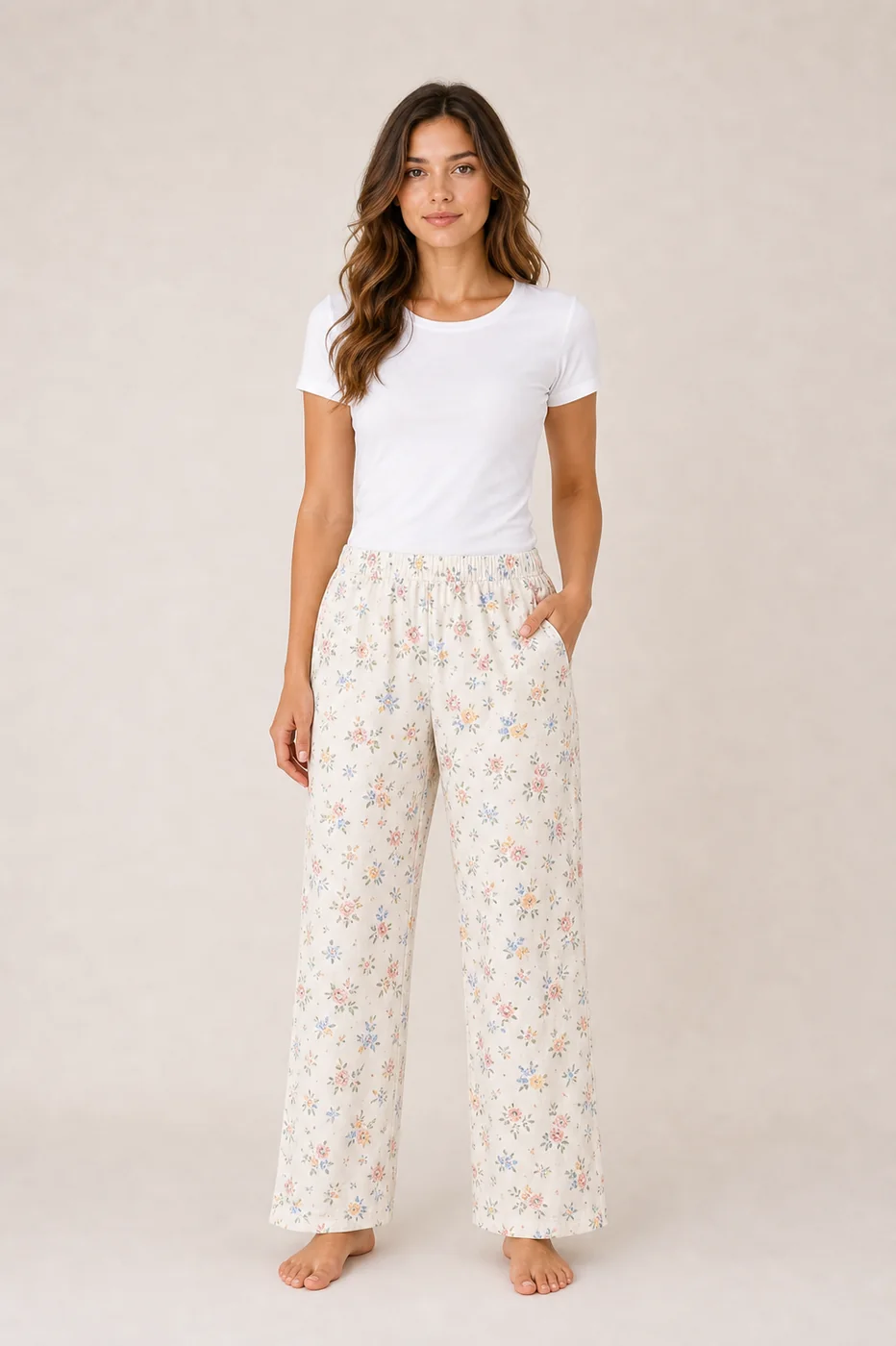 Women's Cotton Printed Lounge Pants