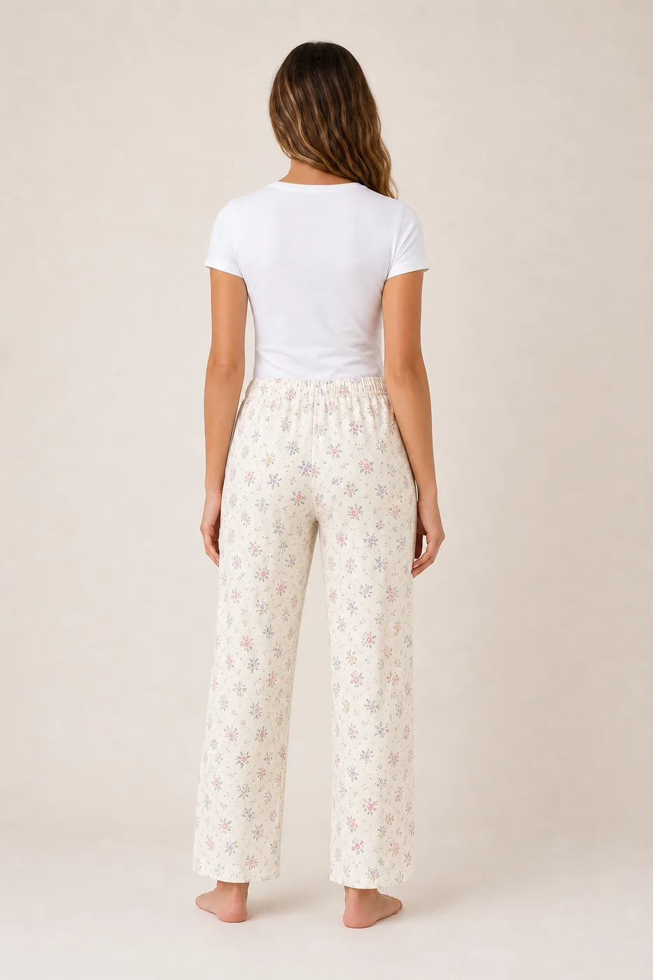 Women's Cotton Printed Lounge Pants view 2