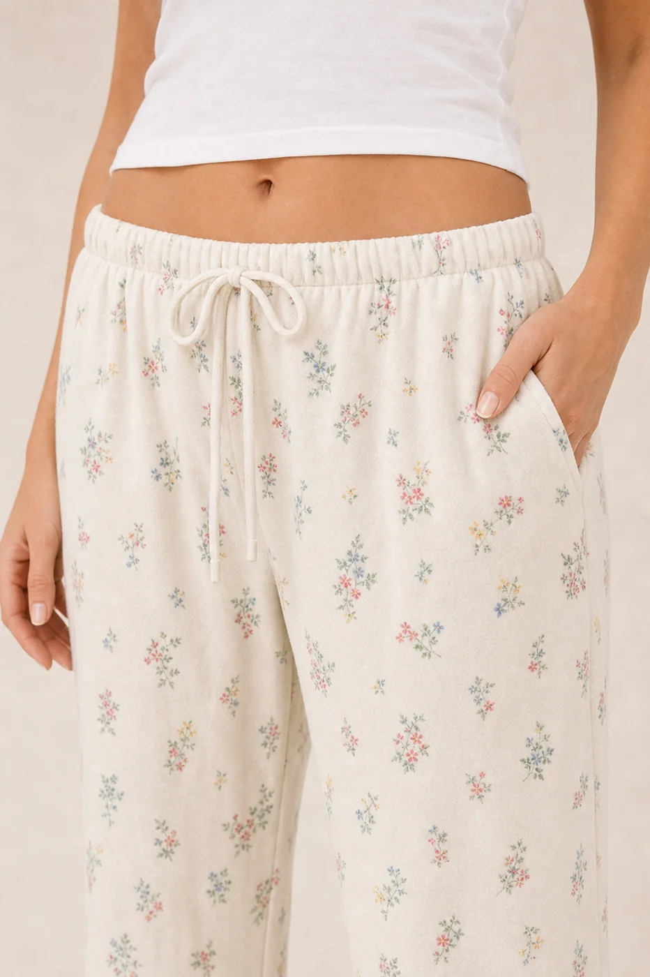 Women's Cotton Printed Lounge Pants view 5