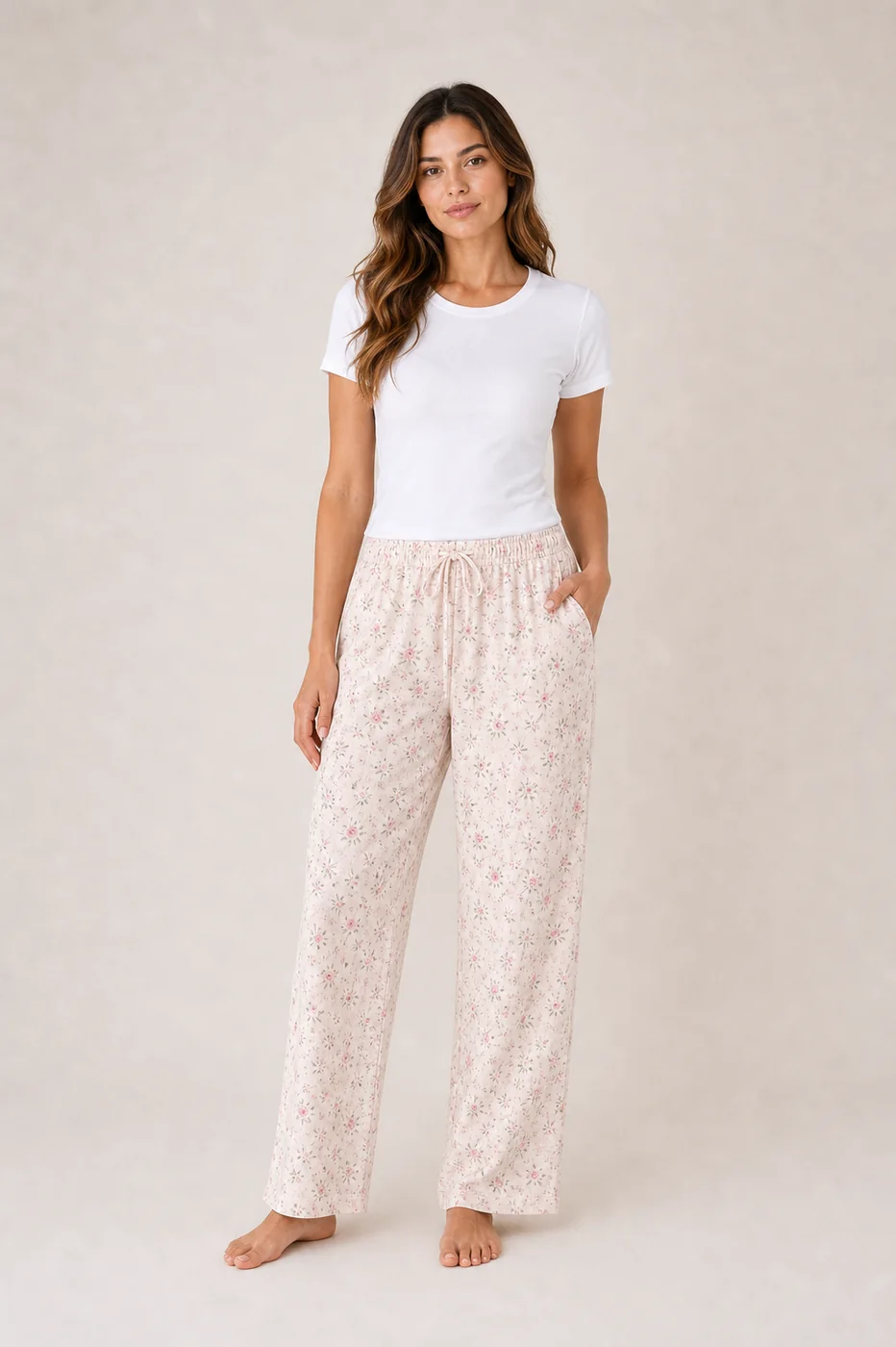 Women's Cotton Floral Pajama Set