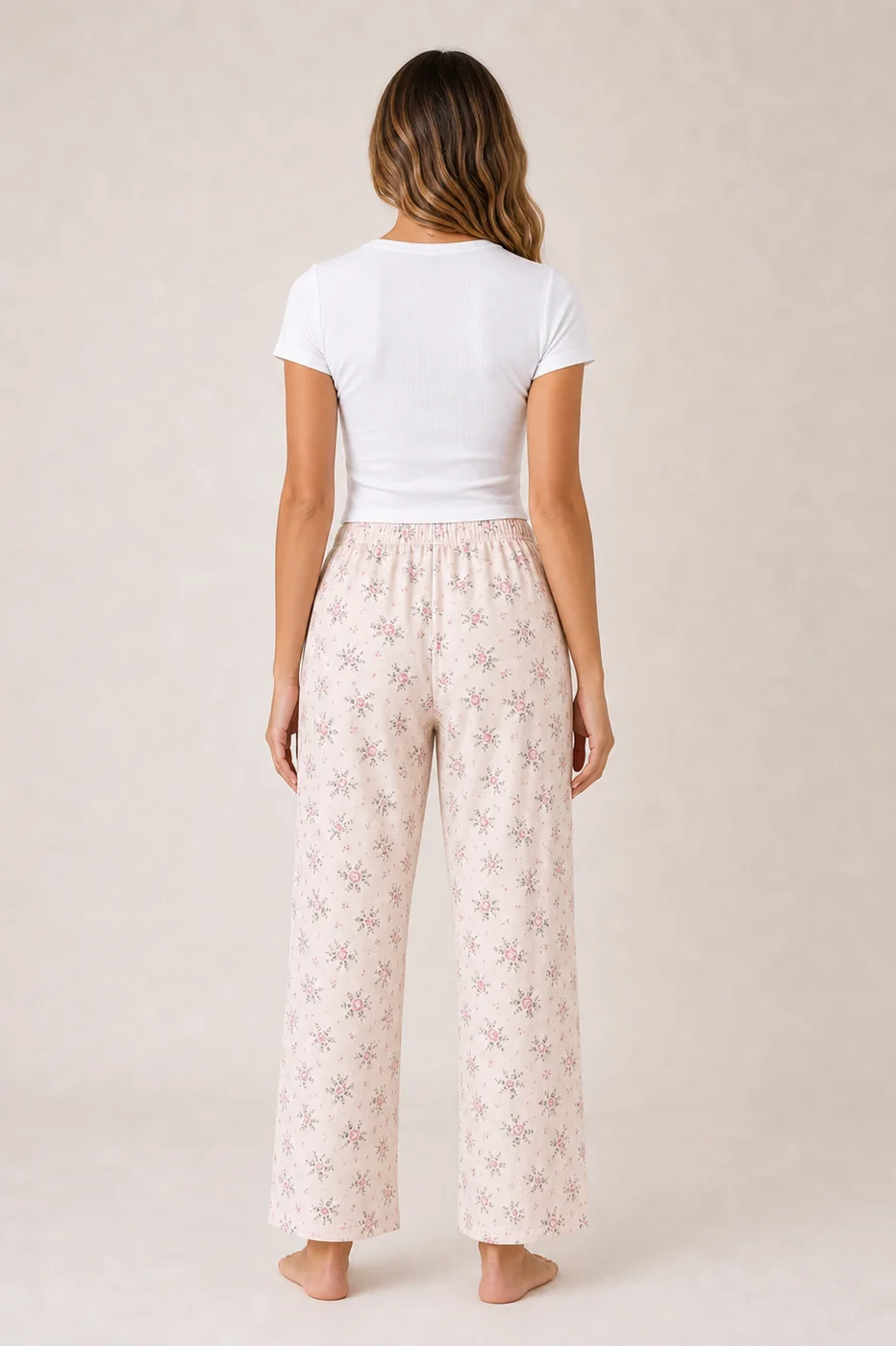 Women's Cotton Floral Pajama Set view 2