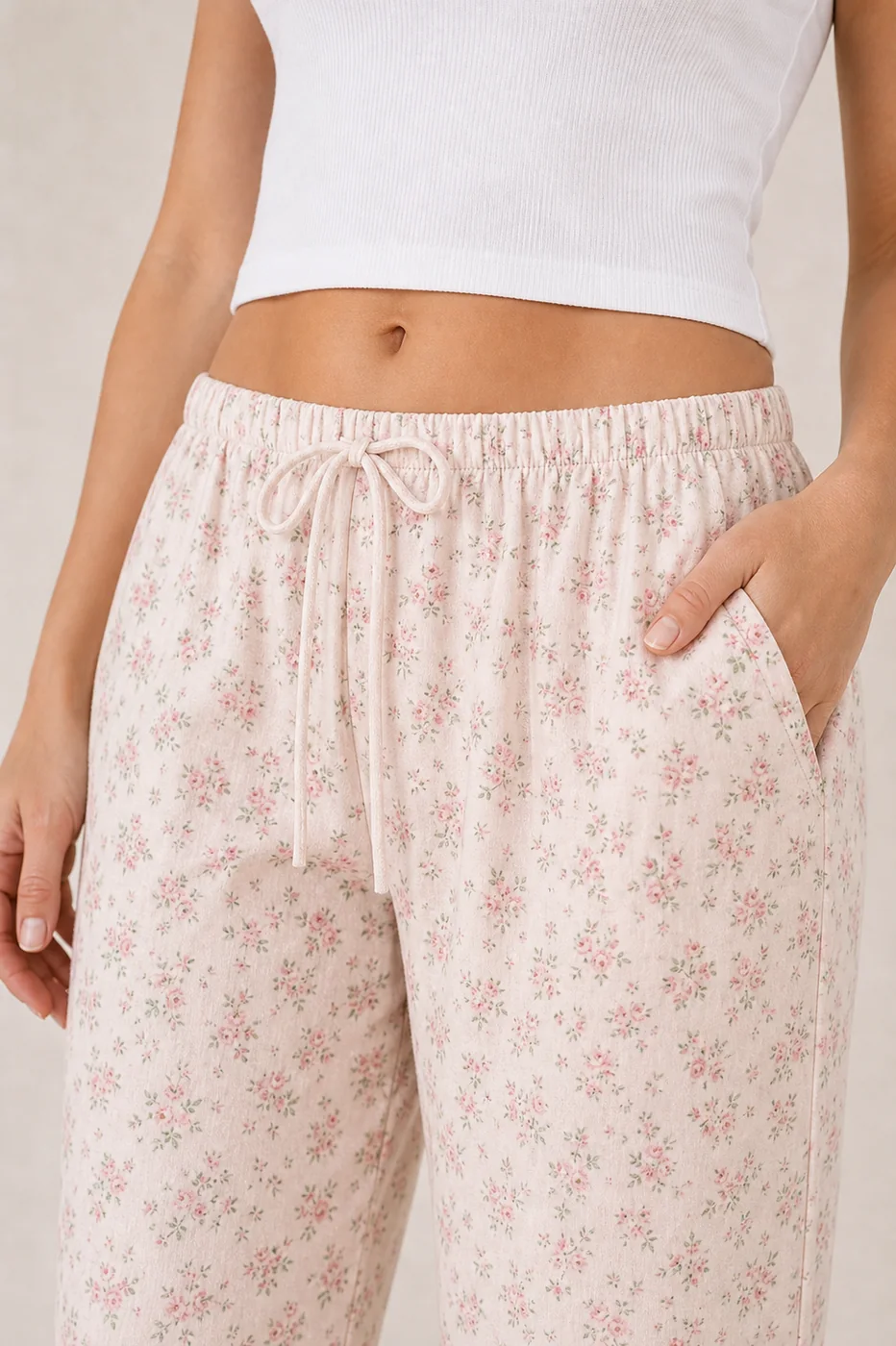 Women's Cotton Floral Pajama Set view 5