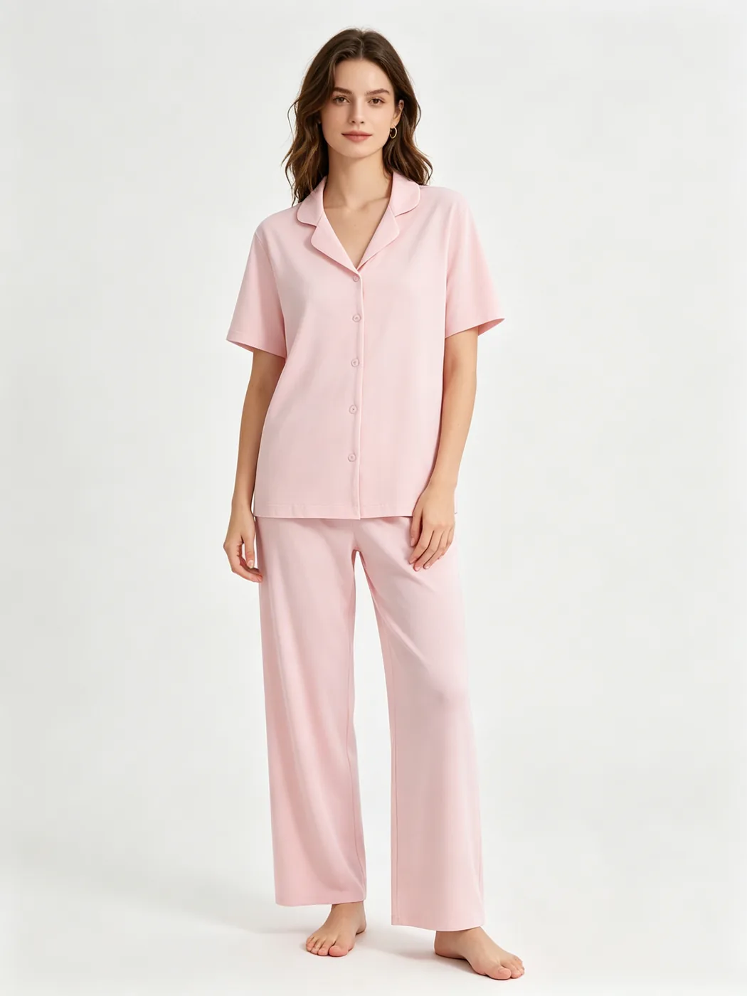 Women's Modal Cotton Short Sleeve Loungewear Set