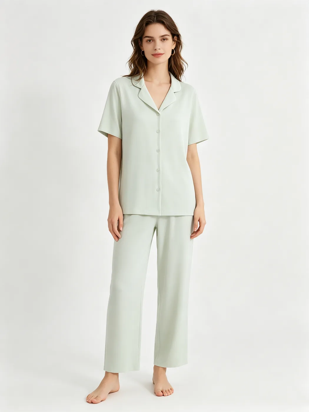 Women's Modal Cotton Short Sleeve Loungewear Set view 2