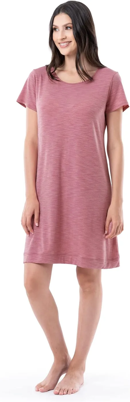 Women's Plus Size Soft Cotton Nightgown view 2