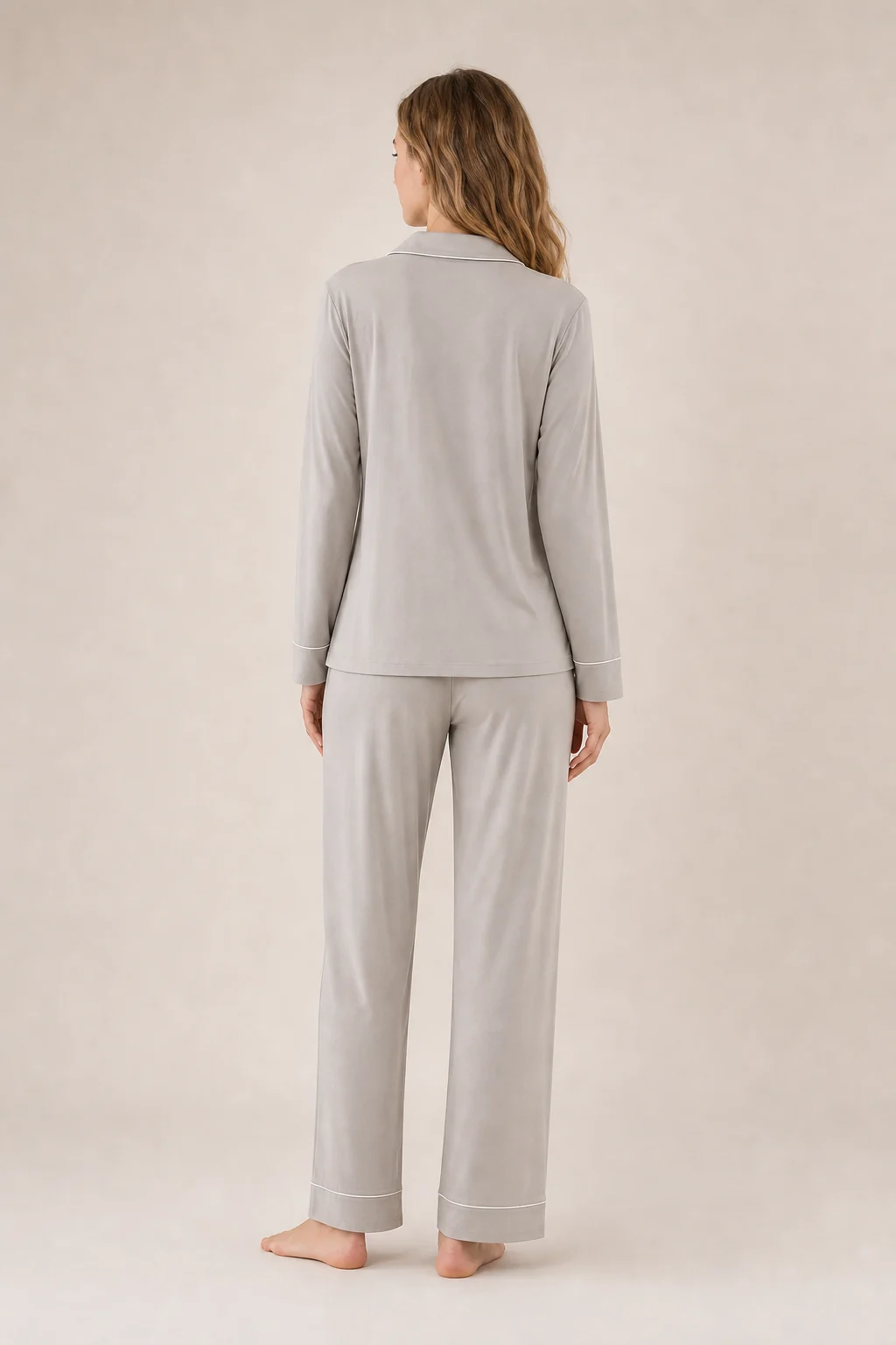 Women's Cotton Modal Solid Pajama Set view 2
