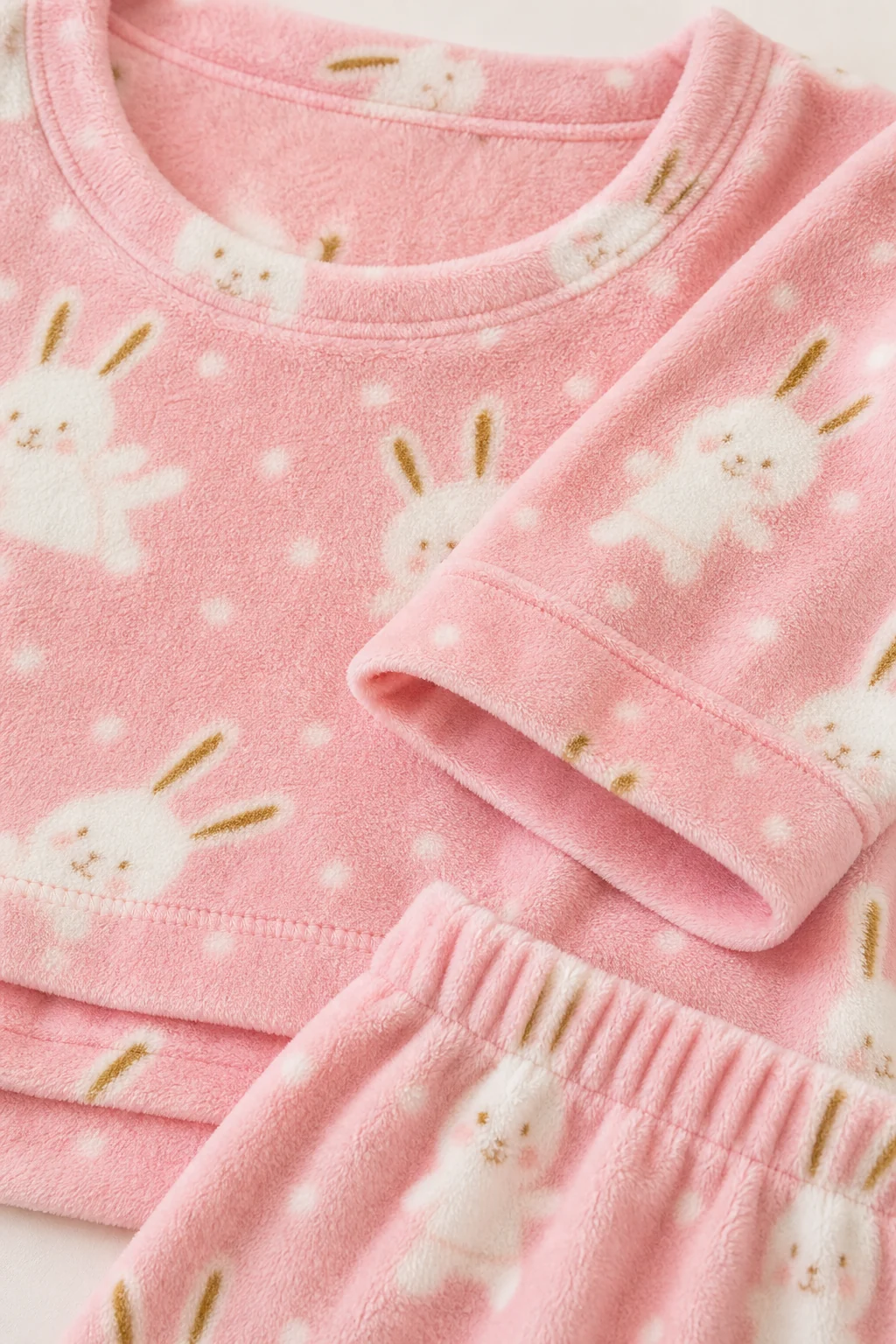 Women's Flannel Printed Pajama Set view 5
