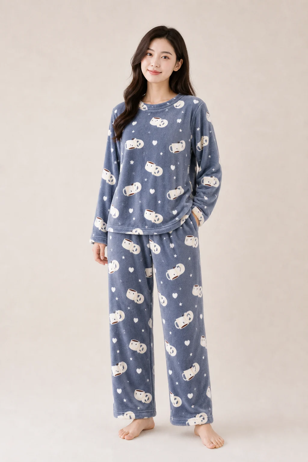 Women's Flannel Loungewear Set
