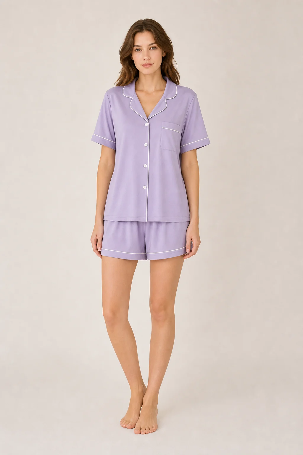Women's Bamboo Viscose Short Sleeve Pajama Set