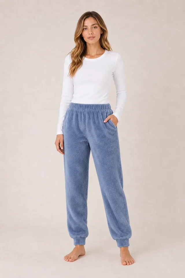 Women's Solid Flannel Lounge Pants
