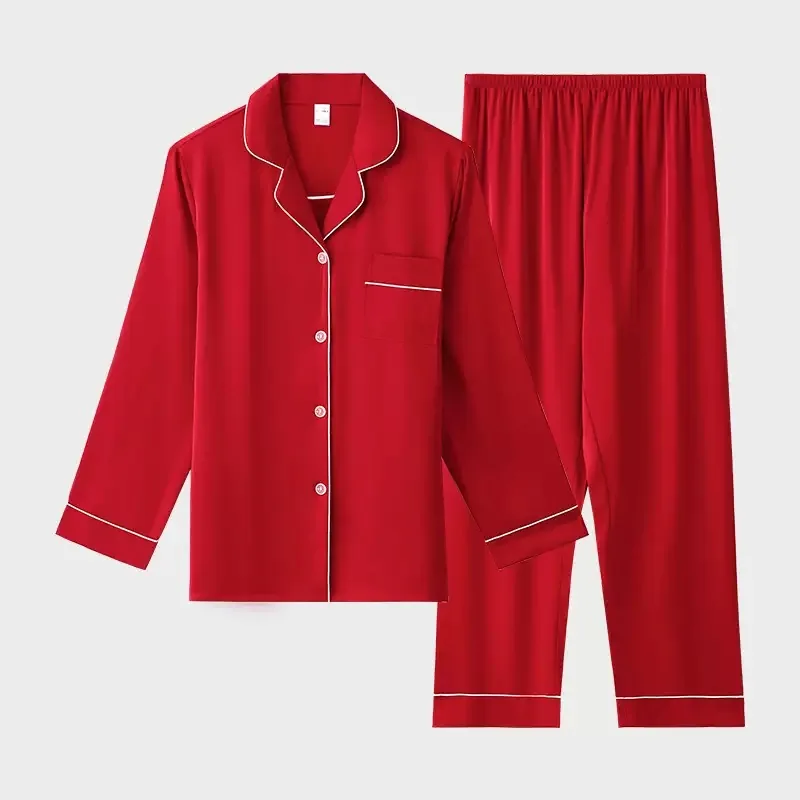 Women's Stretch Satin Short Sleeve Pajama Set view 3